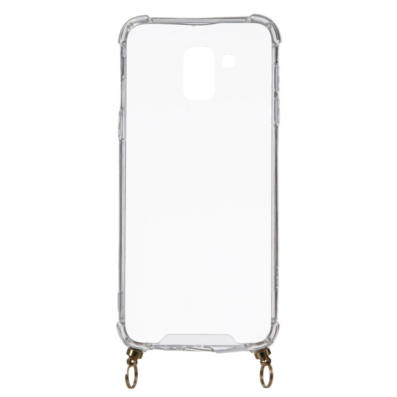 Funda Silicona Colgante Transparente para Samsung Galaxy J6 2018