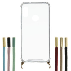 Funda Silicona Colgante Transparente para Xiaomi Mi A2 Lite