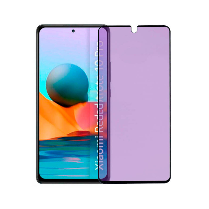 Cristal Templado Completo Anti Blue-Ray para Xiaomi Redmi Note 10 Pro