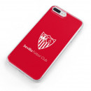 Coque Officielle Sevilla FC monochrome Fond Rouge pour Samsung Galaxy S9