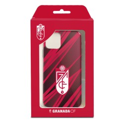 Funda para Motorola Edge 40 del Granada CF Escudo - Líneas Rojas y Negras  - Licencia Oficial Granada CF