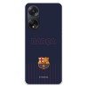 Funda para Oppo A98 5G del FC Barcelona Barsa Fondo Azul  - Licencia Oficial FC Barcelona