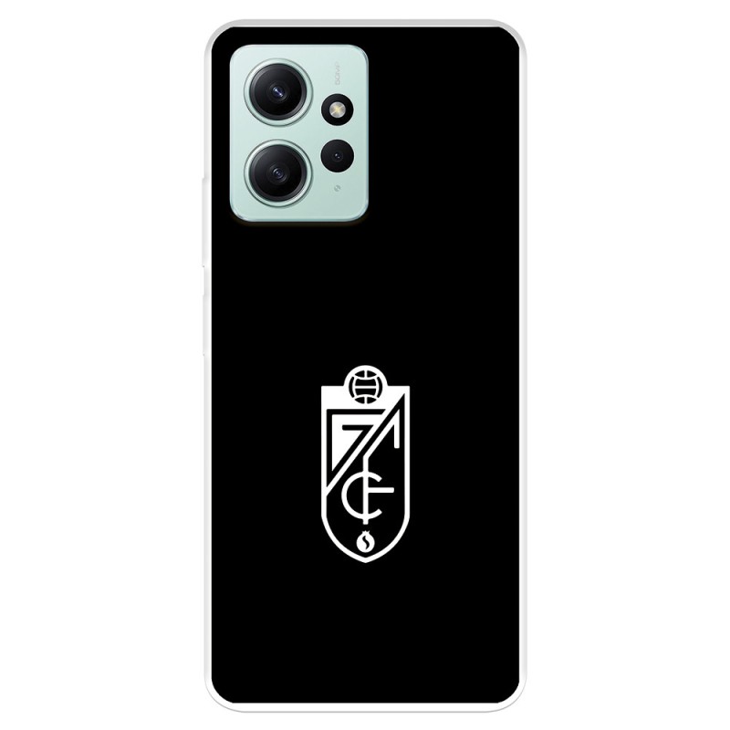 Funda para Xiaomi Redmi Note 12 4G del Granada CF Escudo Fondo Negro  - Licencia Oficial Granada CF