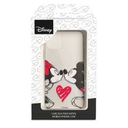 Funda para Motorola Moto G54 5G Oficial de Disney Mickey y Minnie Beso - Clásicos Disney