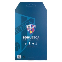 Funda para Xiaomi Redmi Note 12 Pro Plus del SD Huesca Rayas Transparente  - Licencia Oficial SD Huesca