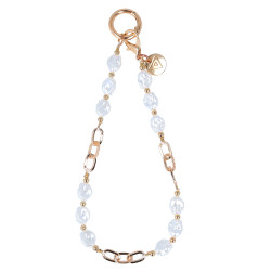 Bracelet en chaîne avec perles pour téléphone