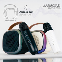 Karaoke Led Sound - Enceinte avec microphone