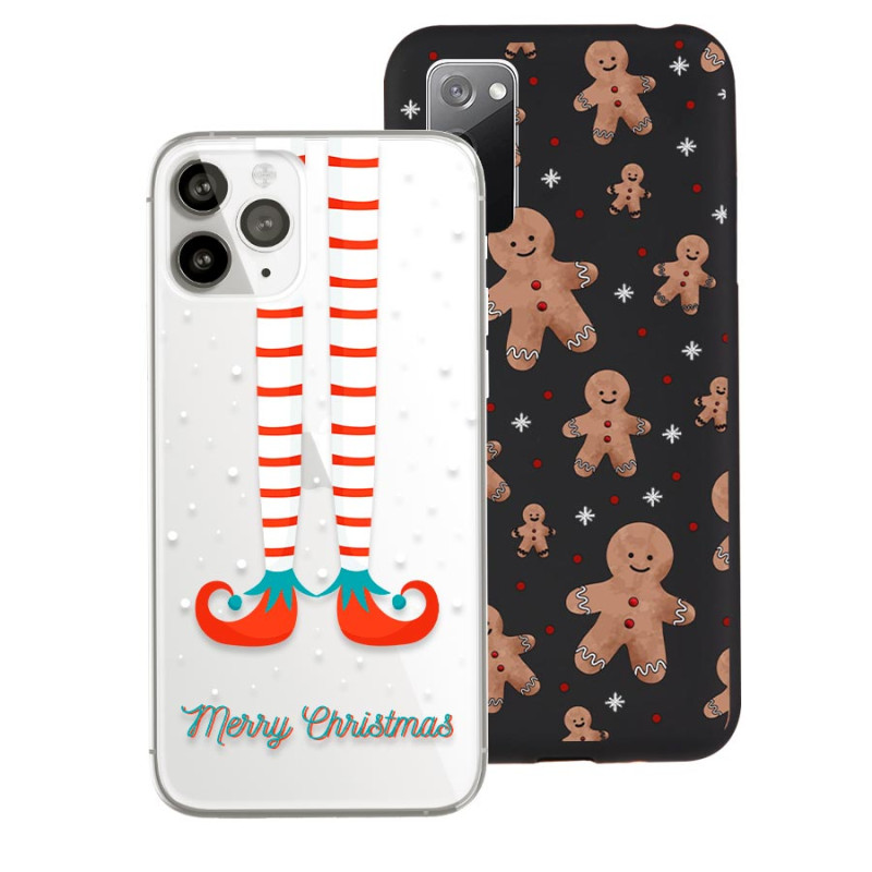 Coque Dessin - Flocons de Noël Coque Dessin - Flocons de Noël