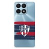 Funda para Honor X8A del SD Huesca Rayas Transparente  - Licencia Oficial SD Huesca