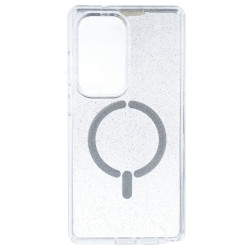 Funda Purpurina Compatible con MagSafe para Samsung Galaxy S25 Ultra