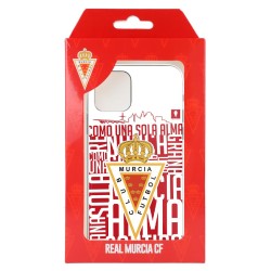 Funda para Honor X7A del Real Murcia Escudo Fondo Blanco  - Licencia Oficial Real Murcia