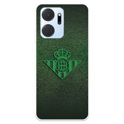 Funda para Honor X7A del Real Betis Balompié Escudo Verde Fondo trama  - Licencia Oficial Real Betis Balompié