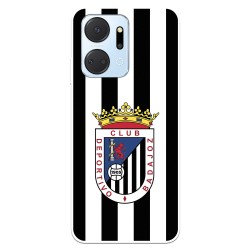 Funda para Honor X7A del Club Deportivo Badajoz Escudo Blanquinegro  - Licencia Oficial Club Deportivo Badajoz