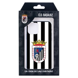 Funda para Honor X7A del Club Deportivo Badajoz Escudo Blanquinegro  - Licencia Oficial Club Deportivo Badajoz