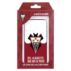 Funda para Honor X7A del Albacete Balompié Escudo "Del Albacete que no es poco"  - Licencia Oficial Albacete Balompié