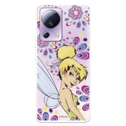 Funda para Xiaomi Mi 13 Lite Oficial de Disney Campanilla Flores - Peter Pan