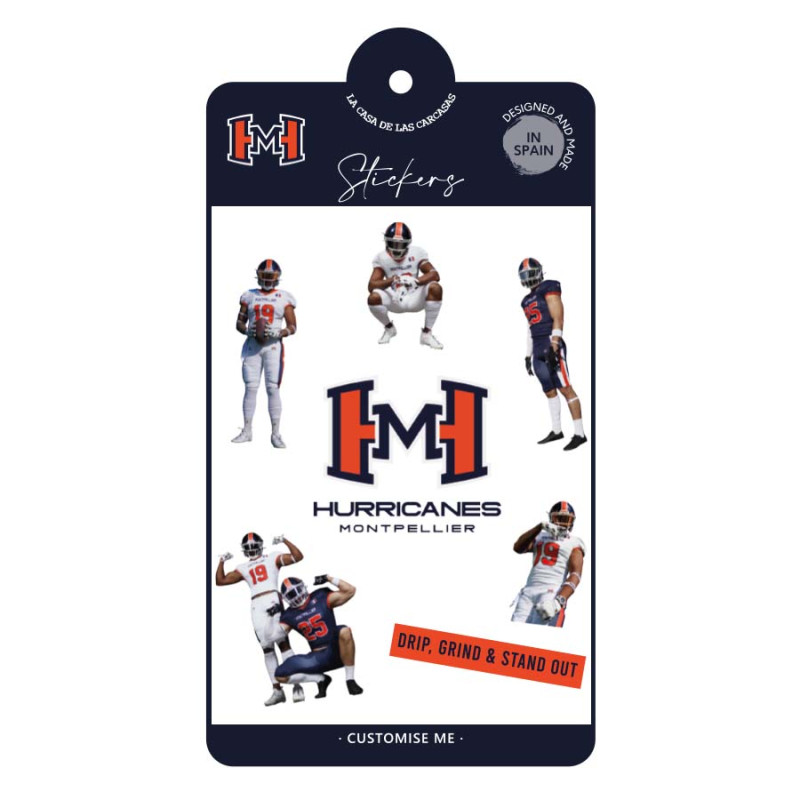 Stickers Officiels Hurricanes - Personnalisez vos appareils Stickers Officiels Hurricanes - Personnalisez vos appareils