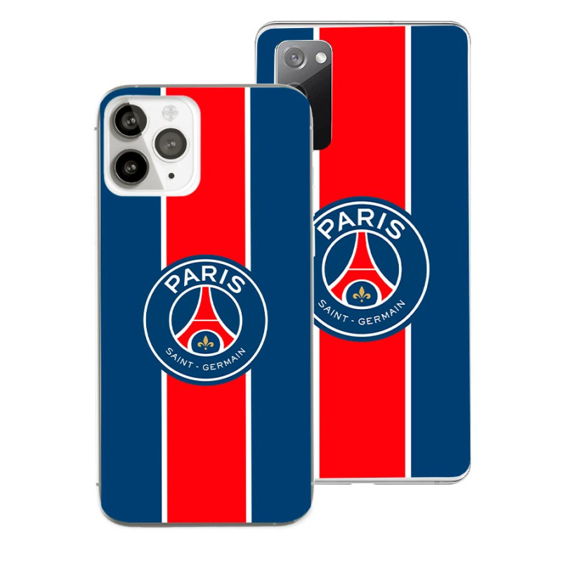 Coque Officielle PSG - Domicile Silicone Transparent