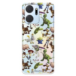 Funda para Honor X7A Oficial de Disney Muñecos Toy Story Siluetas - Toy Story