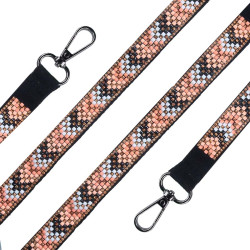 Lanyard Étnico de Cuentas - Colgante para Móvil y Bolso