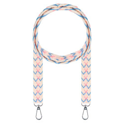 Lanyard Bordado Fio Étnico - Cordão para Telemóvel e Bolsa