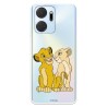 Funda para Honor X7A Oficial de Disney Simba y Nala Silueta - El Rey León