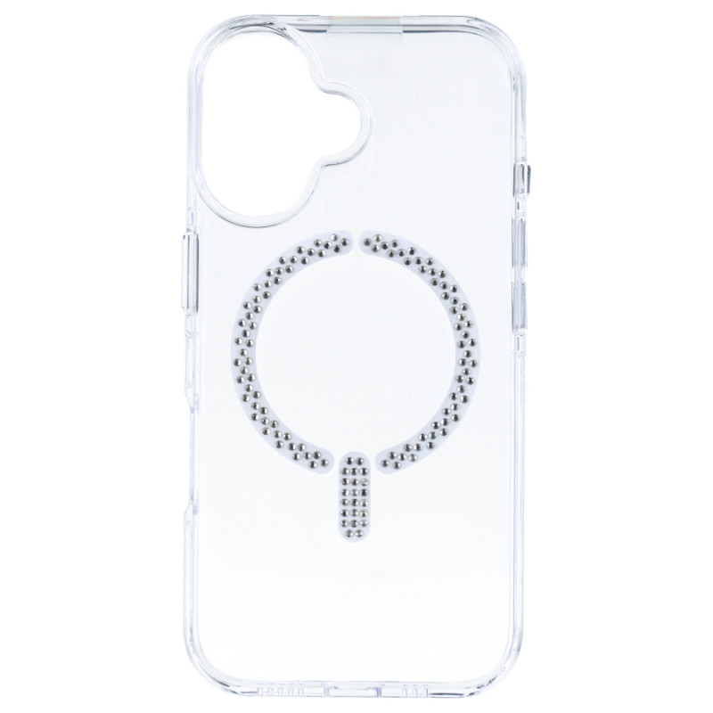 Funda Antiyellow Compatible con MagSafe con Brillantes para iPhone 16