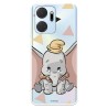 Funda para Honor X7A Oficial de Disney Dumbo Silueta Transparente - Dumbo