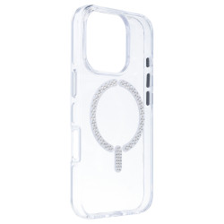 Funda Antiyellow Compatible con MagSafe con Brillantes para iPhone 16 Pro