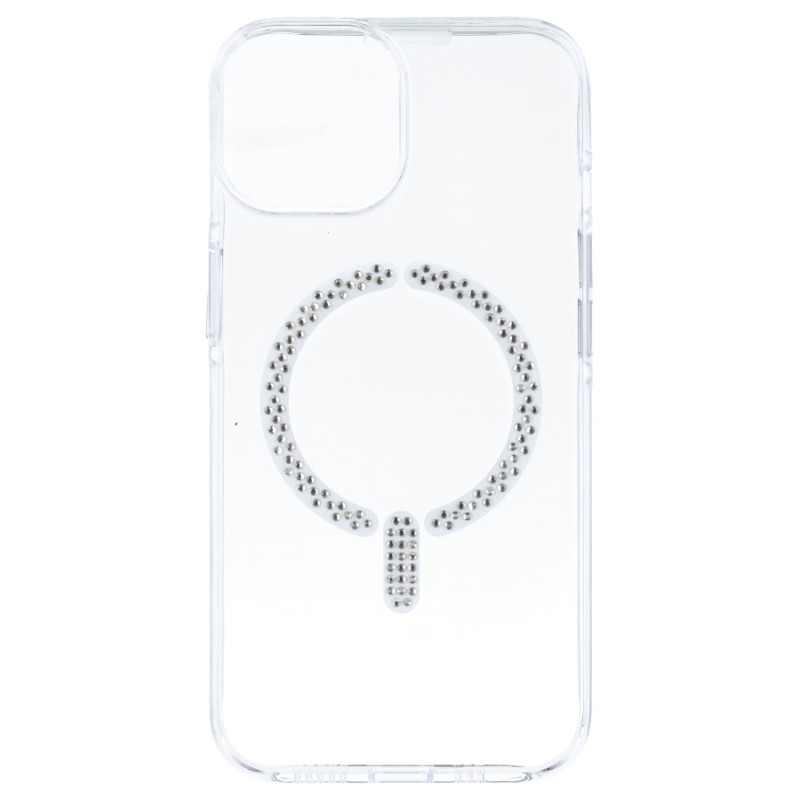Funda Antiyellow Compatible con MagSafe con Brillantes para iPhone 14
