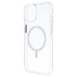 Funda Antiyellow Compatible con MagSafe con Brillantes para iPhone 14