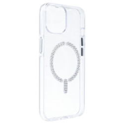 Funda Antiyellow Compatible con MagSafe con Brillantes para iPhone 14