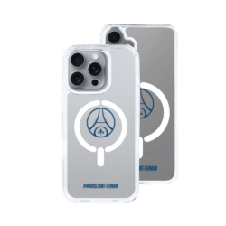 Coque Officielle PSG - Magsafe Logo Transparente