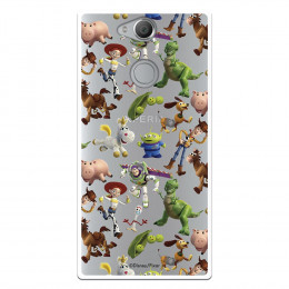 Carcasa Oficial Carcasa Oficial Disney Toy Story Siluetas Transparente - Toy Story para Sony Xperia XA2- La Casa de las Carcasas