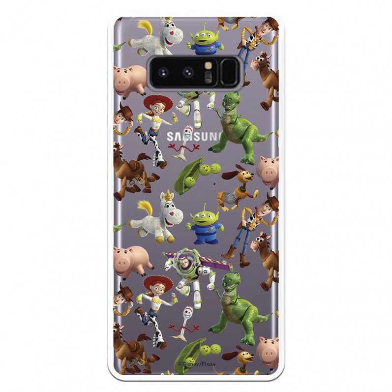 Coque Officielle Disney Toy Story Silhouettes Transparente - Toy Story pour Samsung Galaxy Note8