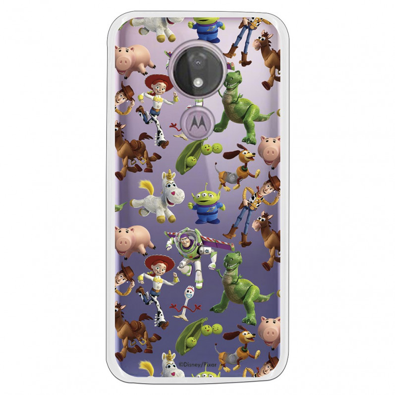 Coque Officielle Disney Toy Story Silhouettes Transparente - Toy Story pour Motorola Moto G7 Power