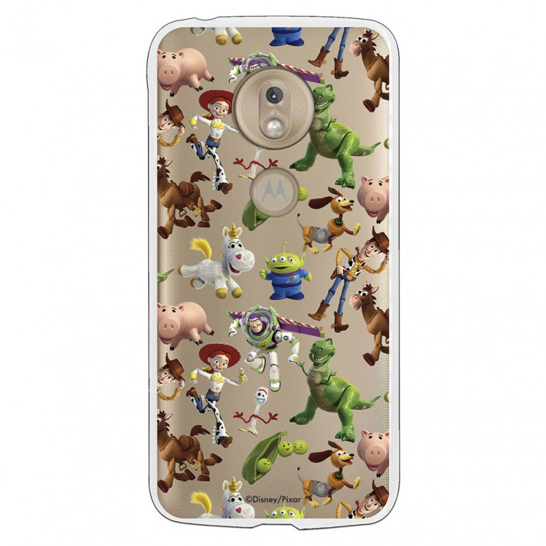 Coque Officielle Disney Toy Story Silhouettes Transparente - Toy Story pour Motorola Moto G7 Play