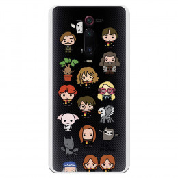 Carcasa Oficial Harry Potter icons characters para Xiaomi Redmi K20- La Casa de las Carcasas