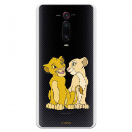 Carcasa Oficial Disney Simba y Nala transparente - El Rey León para Xiaomi Redmi K20- La Casa de las Carcasas