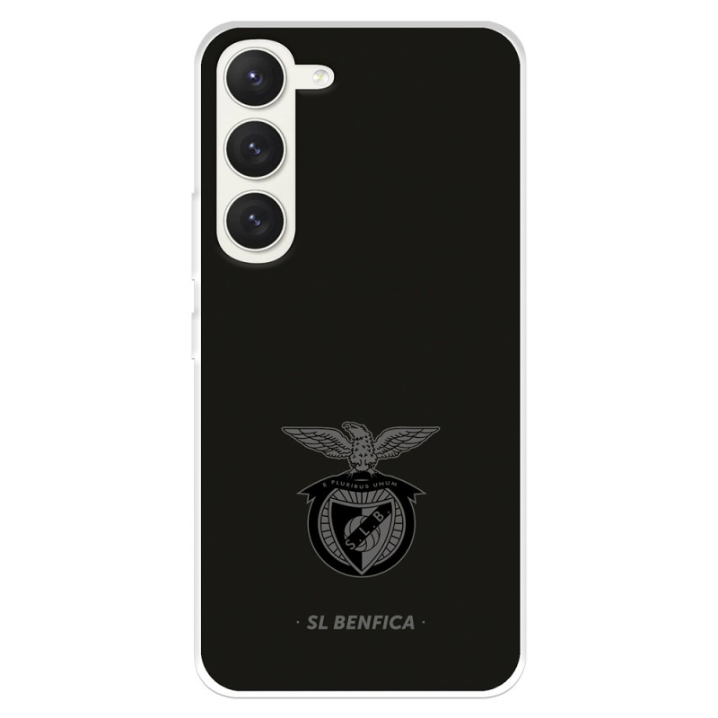 Funda para Samsung Galaxy S23 del Benfica Escudo Fondo Negro  - Licencia Oficial Benfica