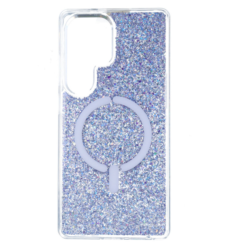 Coque Ring Glitter Compatible avec Magsafe pour Samsung Galaxy S25 Ultra - La Casa de las Carcasas, Accessoires et Coques pour t Coque Ring Glitter Compatible avec Magsafe pour Samsung Galaxy S25 Ultra - La Casa de las Carcasas, Accessoires et Coques pour t