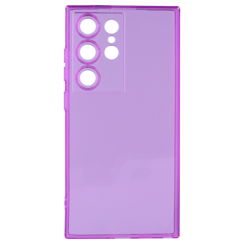 Coque Silicone Couleur avec protège-caméra  pour Samsung Galaxy S24 Ultra - La Casa de las Carcasas, Accessoires et coques pour