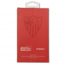 Coque Officielle Sevilla FC monochrome Fond Rouge pour Samsung Galaxy S9