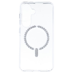 Coque Antiyellow Compatible MagSafe à paillettes pour Samsung Galaxy S24 - La Casa de las Carcasas, Accessoires et Coques pour t