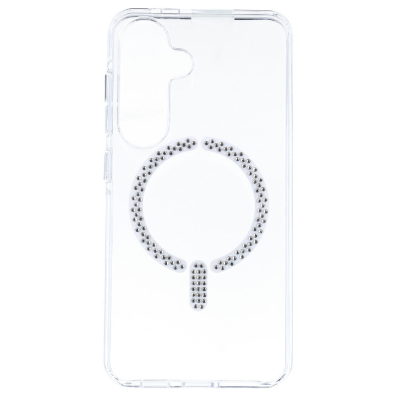 Coque Antiyellow Compatible MagSafe à paillettes pour Samsung Galaxy S24 - La Casa de las Carcasas, Accessoires et Coques pour t