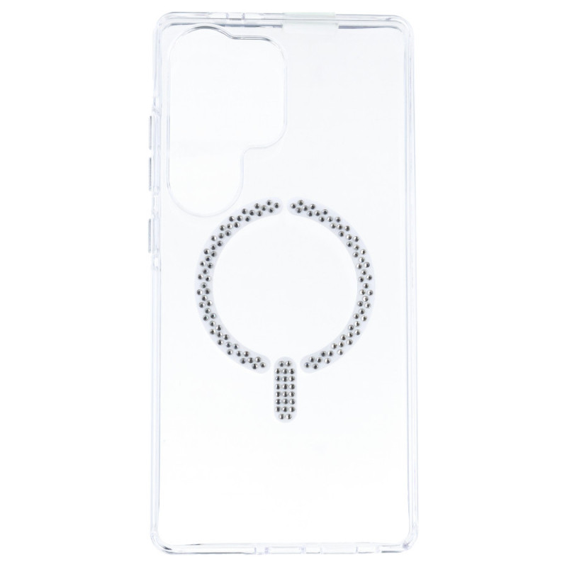 Coque Antiyellow Compatible MagSafe à paillettes pour Samsung Galaxy S24 Ultra - La Casa de las Carcasas, Accessoires et Coques 