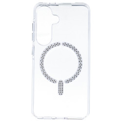 Coque Antiyellow Compatible MagSafe à paillettes pour Samsung Galaxy S25 - La Casa de las Carcasas, Accessoires et Coques pour t