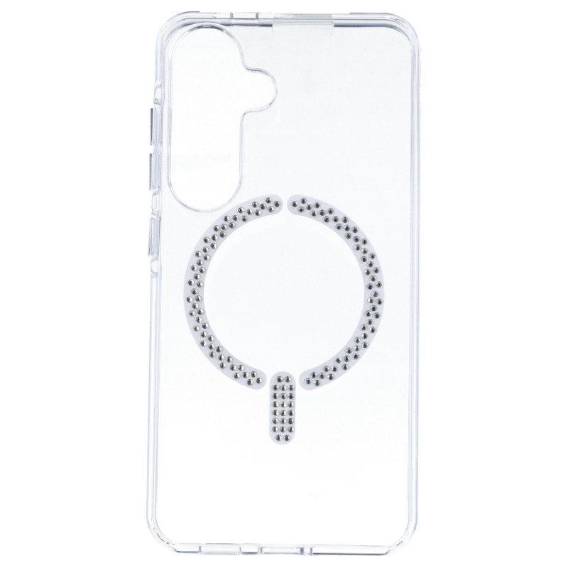 Coque Antiyellow Compatible MagSafe à paillettes pour Samsung Galaxy S25 - La Casa de las Carcasas, Accessoires et Coques pour t