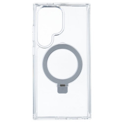 Coque Transparente Compatible Magsafe Ring pour Samsung Galaxy S24 Ultra