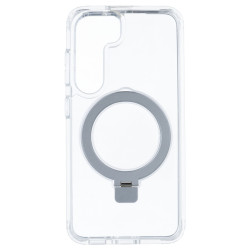 Coque Transparente Compatible Magsafe Ring pour Samsung Galaxy S23